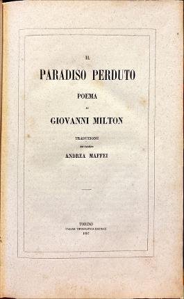 Il paradiso perduto.