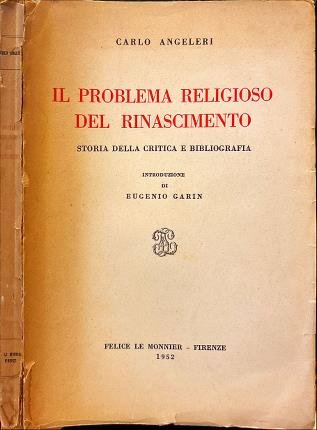 Il problema religioso del Rinascimento.