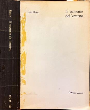 Il tramonto del letterato.