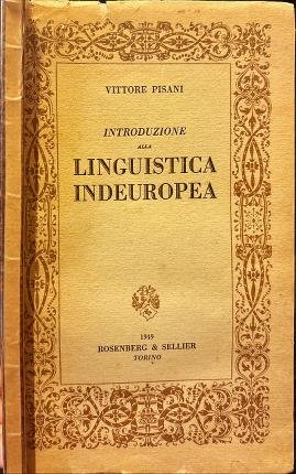 Introduzione alla linguistica indeuropea.