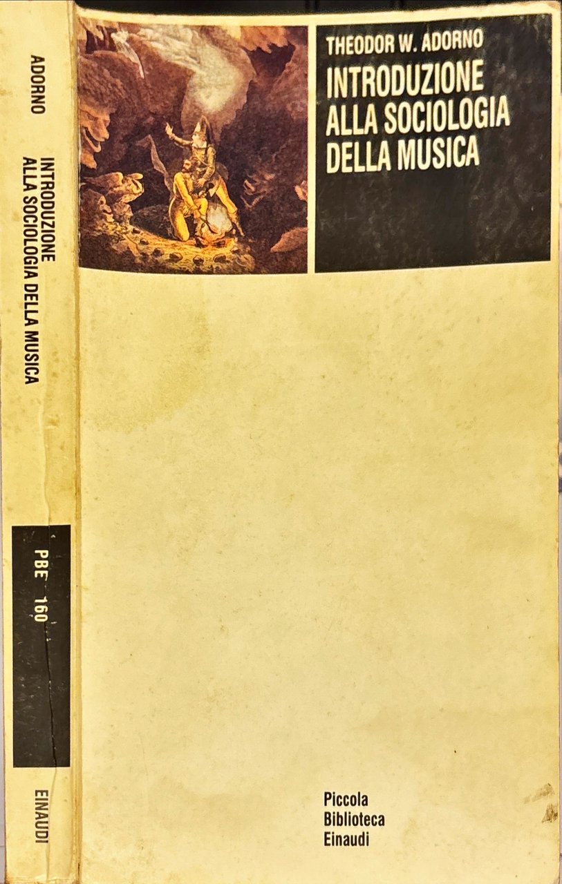 Introduzione alla sociologia della musica.