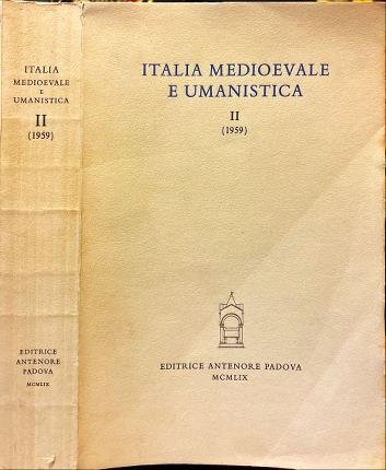 Italia medioevale e umanistica. II (1959). | Immagine principale