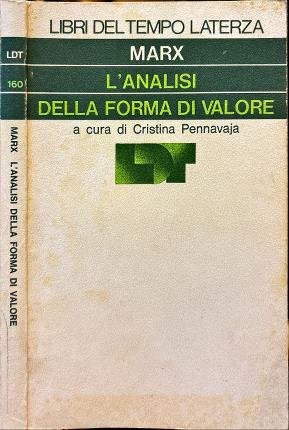 L'analisi della forma di valore.