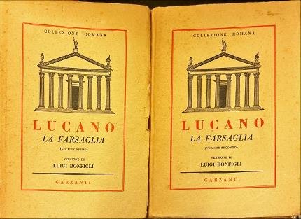 La Farsaglia. Versione di Luigi Bonfigli. Due volumi. | Immagine principale