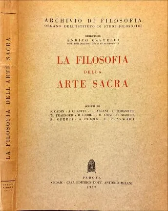 La filosofia della arte sacra. | Immagine principale
