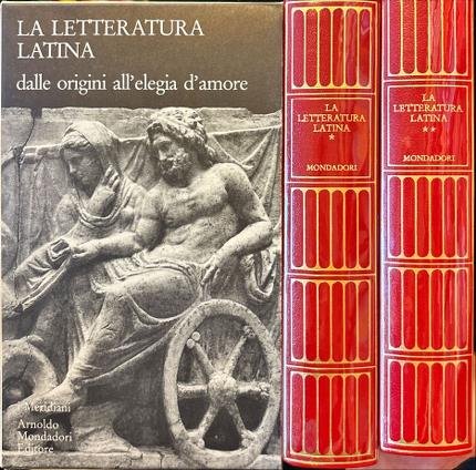 La letteratura latina. Due volumi.