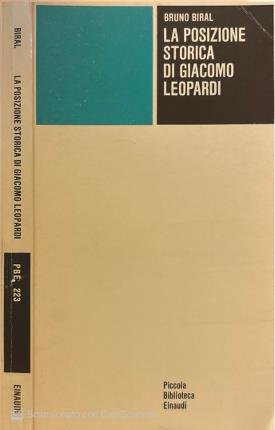 La posizione storica di Giacomo Leopardi. | Immagine principale