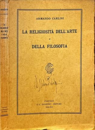 La religiosità dell'arte e della filosofia.