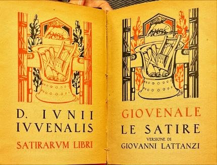 Le Satire versione di Giovanni Lattanzi. Giovenale.