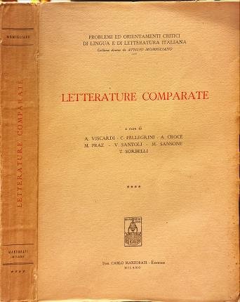 Letterature comparate.