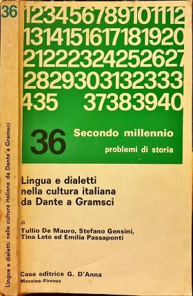 Lingua e dialetti nella cultura italiana da Dante e Gramsci.
