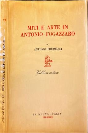 Miti e arte in Antonio Fogazzaro.