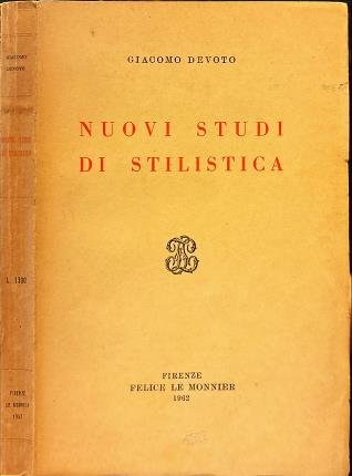Nuovi studi di stilistica. | Immagine principale