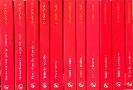 Opere. D'Annunzio.