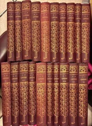 Opere di Giosuè Carducci. Venti volumi.