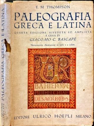 Paleografia greca e latina. | Immagine principale