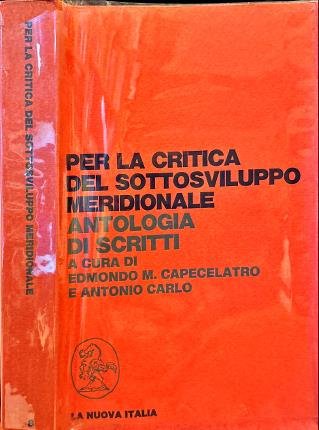 Per la critica del sottosviluppo meridionale. | Immagine principale