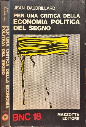 Per una critica della economia politica del segno.