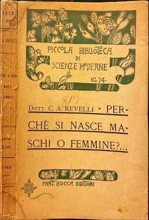 Perchè si nasce maschi o femmine ? Il problema dei … | Immagine principale