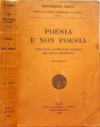 Poesia e non poesia.