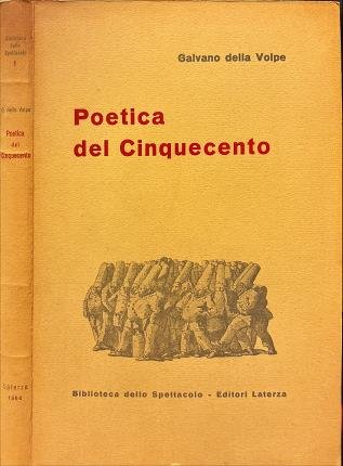 Poetica del Cinquecento.