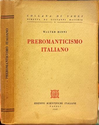 Preromanticismo italiano.