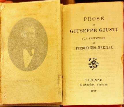 Prose di Giuseppe Giusti.
