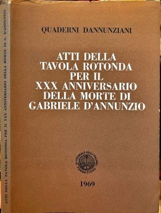 Quaderni Dannunziani XXXVIII-XXXIX.