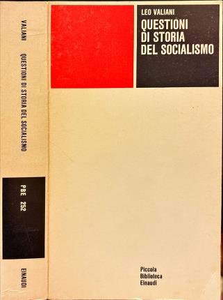Questioni di storia del socialismo.