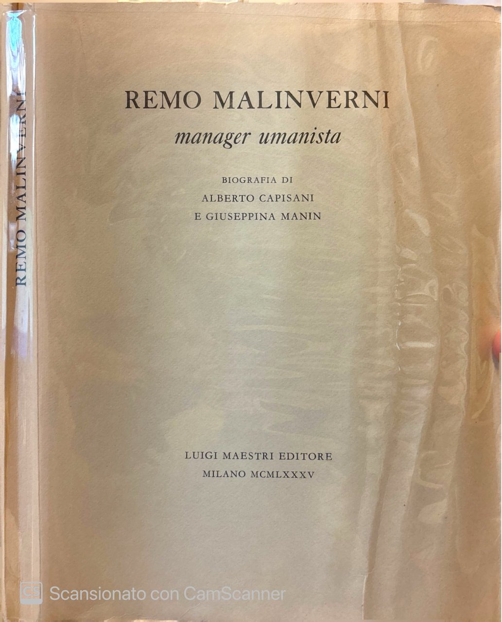 Remo Malinverni manager umanista. | Immagine principale