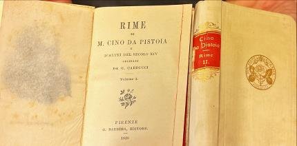 Rime di M. Cino da Pistoia e d'altri del secolo …
