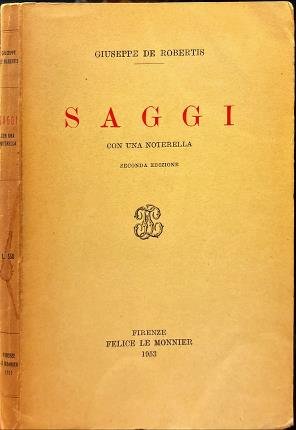 Saggi con una noterella.