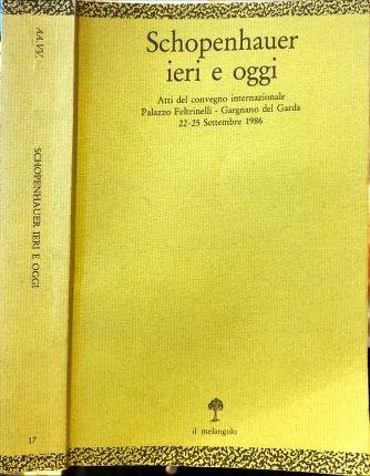 Schopenhauer ieri e oggi.