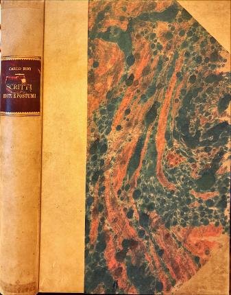 Scritti editi e postumi di Carlo Bini.