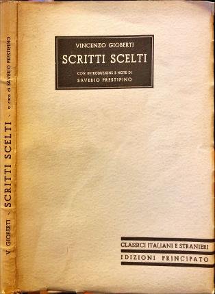 Scritti scelti. Vincenzo Gioberti.