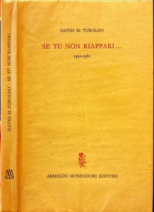 Se tu non riappari .