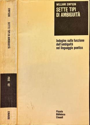 Sette tipi di ambiguità.