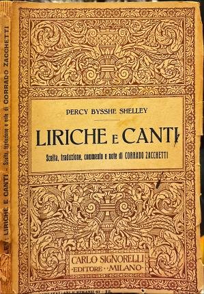 Shelley: liriche e canti.