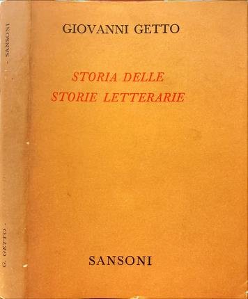 Storia delle storie letterarie.