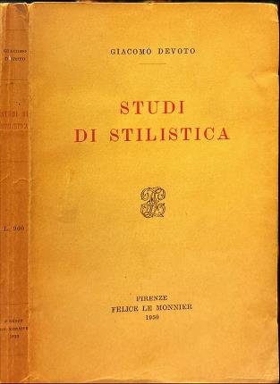 Studi di stilistica.