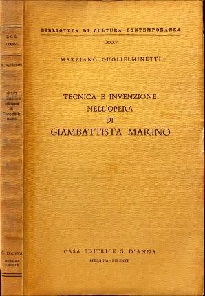 Tecnica e invenzione nell'opera di Giambattista Marino.