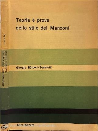 Teoria e prove dello stile del Manzoni. | Immagine principale