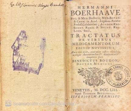 Tractatus de Viribus medicamentorum editio novissima. | Immagine principale