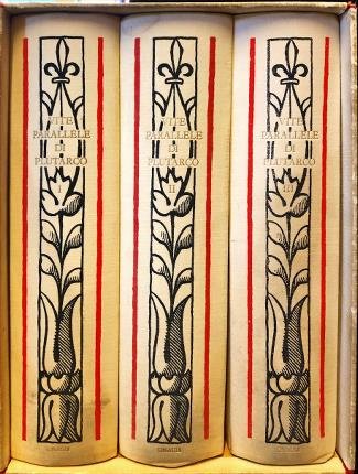 Vite parallele di Plutarco. Tre volumi.