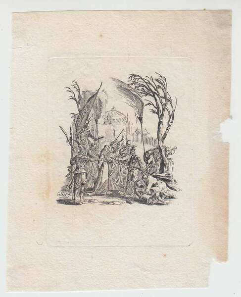 Jacques Callot (Nancy 1592-1635), La Cattura di Cristo, Piccola Passione, …