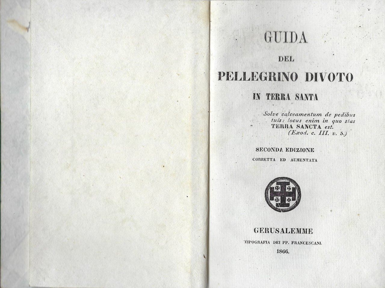 Guida del pellegrino divoto in Terra Santa