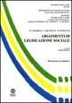 ARGOMENTI DI LEGISLAZIONE SOCIALE. MATERIALI PER LA DIDATTICA