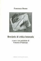 BREVIARIO DI CRITICA LETTERARIA