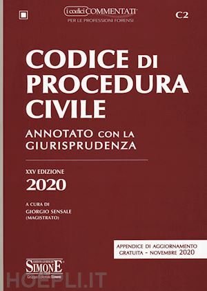 CODICE DI PROCEDURA CIVILE ANNOTATO CON LA GIURISPRUDENZA XXV EDIZIONE …