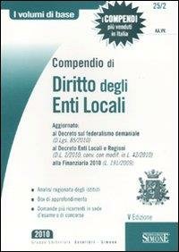 COMPENDIO DI DIRITTO DEGLI ENTI LOCALI